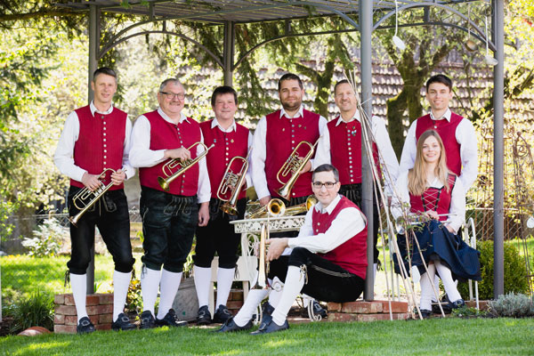 Trompeten und Flügelhörner der Musikkapelle Klosterbeuren