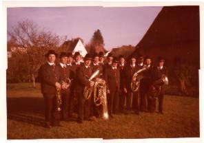 Erste Tracht der Musikkapelle Klosterbeuren